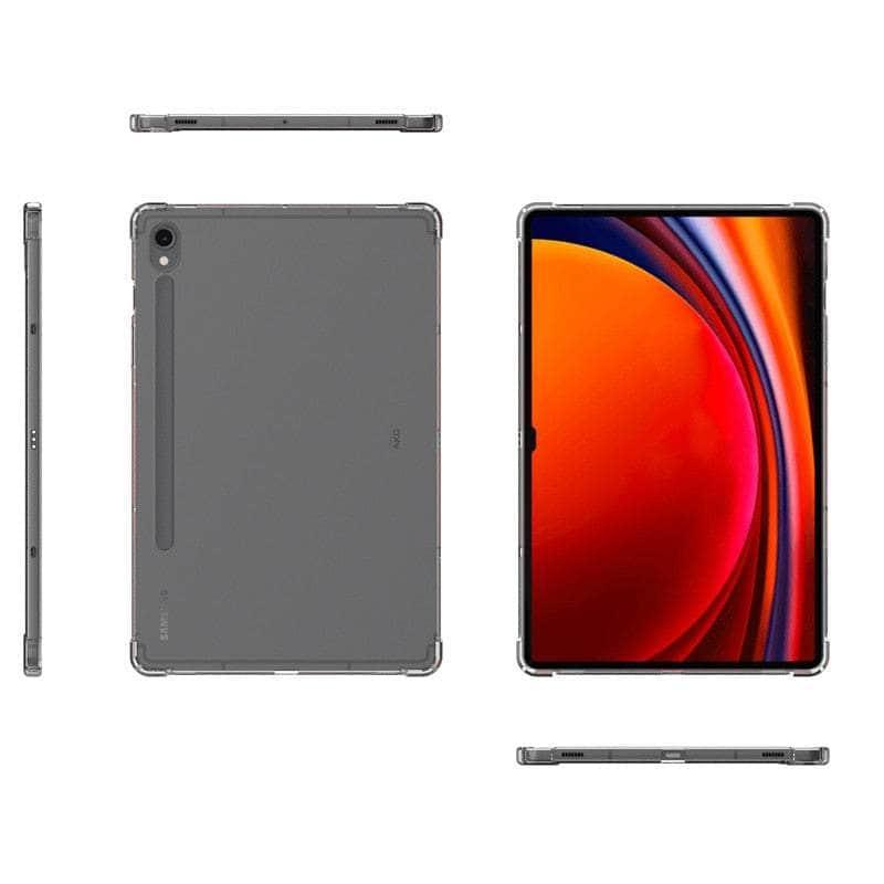 Durable Clear TPU Silicone Back Cover for Samsung Galaxy Tab S9 2023 - Shockproof Protective Case for Work, Travel & Everyday Use