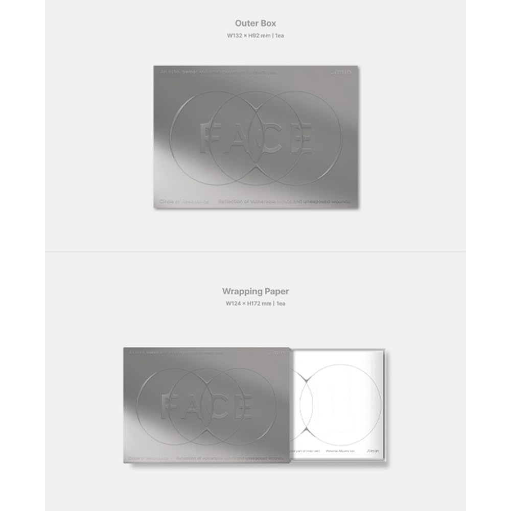BTS JIMIN - FACE 1st Solo Album Weverse Version (No POB) | K-Pop Collectible for Fans, Room Decor & Gift Idea