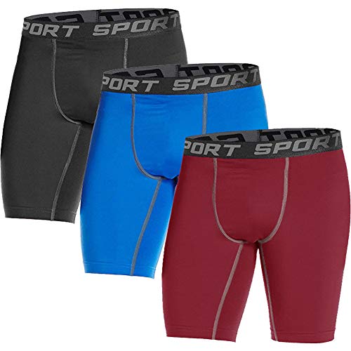3 Pack- Black/Blue/Red