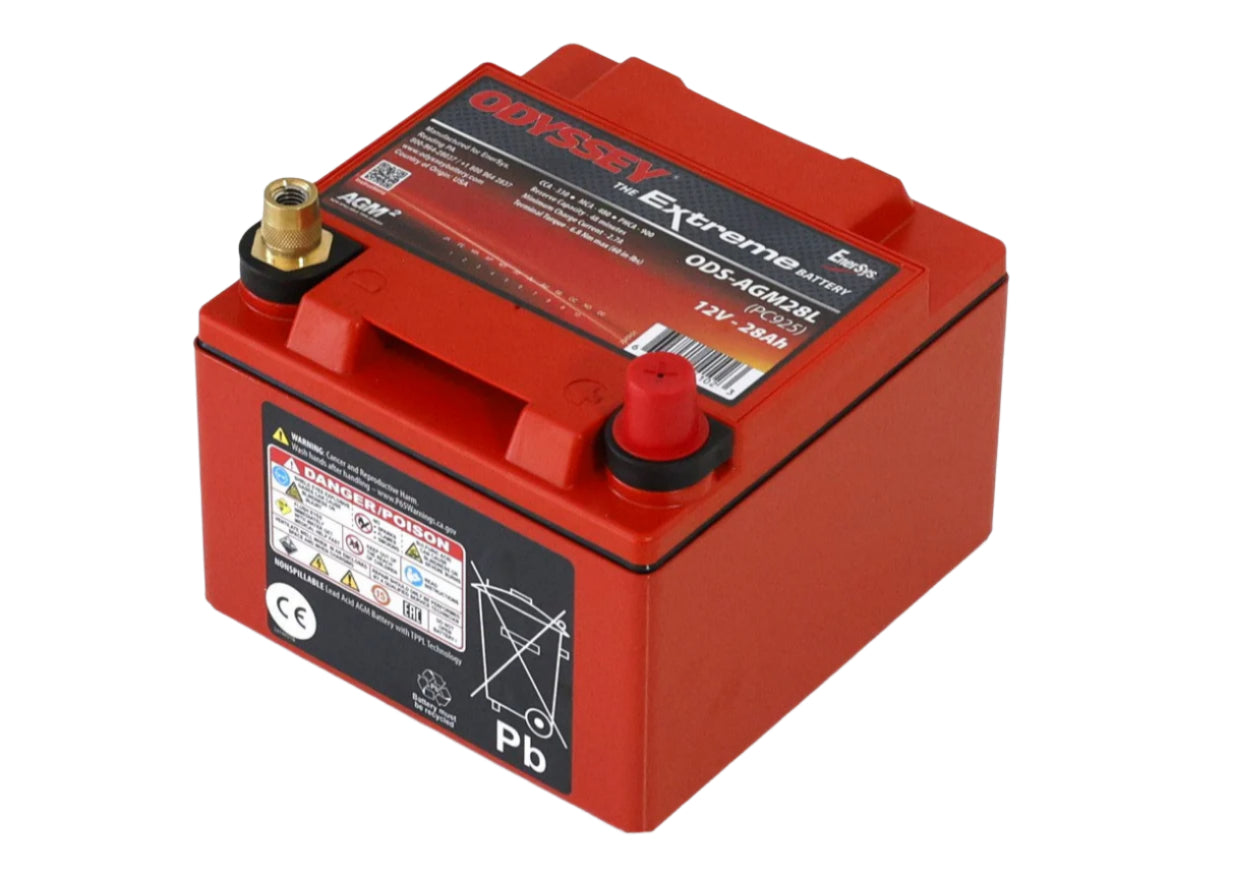 Odyssey Extreme PC925MJT AGM Battery - High Performance, Maintenance-Free for Cars, Trucks, ATVs & Marine Use - Perfect for Off-Road, RV & Power Sports Applications