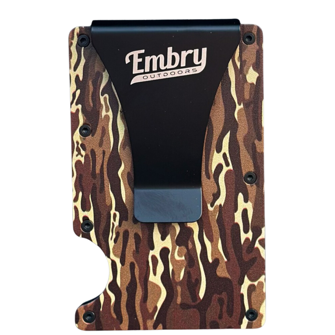 Genuine Leather Brown Ranch Money Clip Wallet for Men - Slim RFID Blocking Cash Holder for Everyday Use, Travel & Gifts