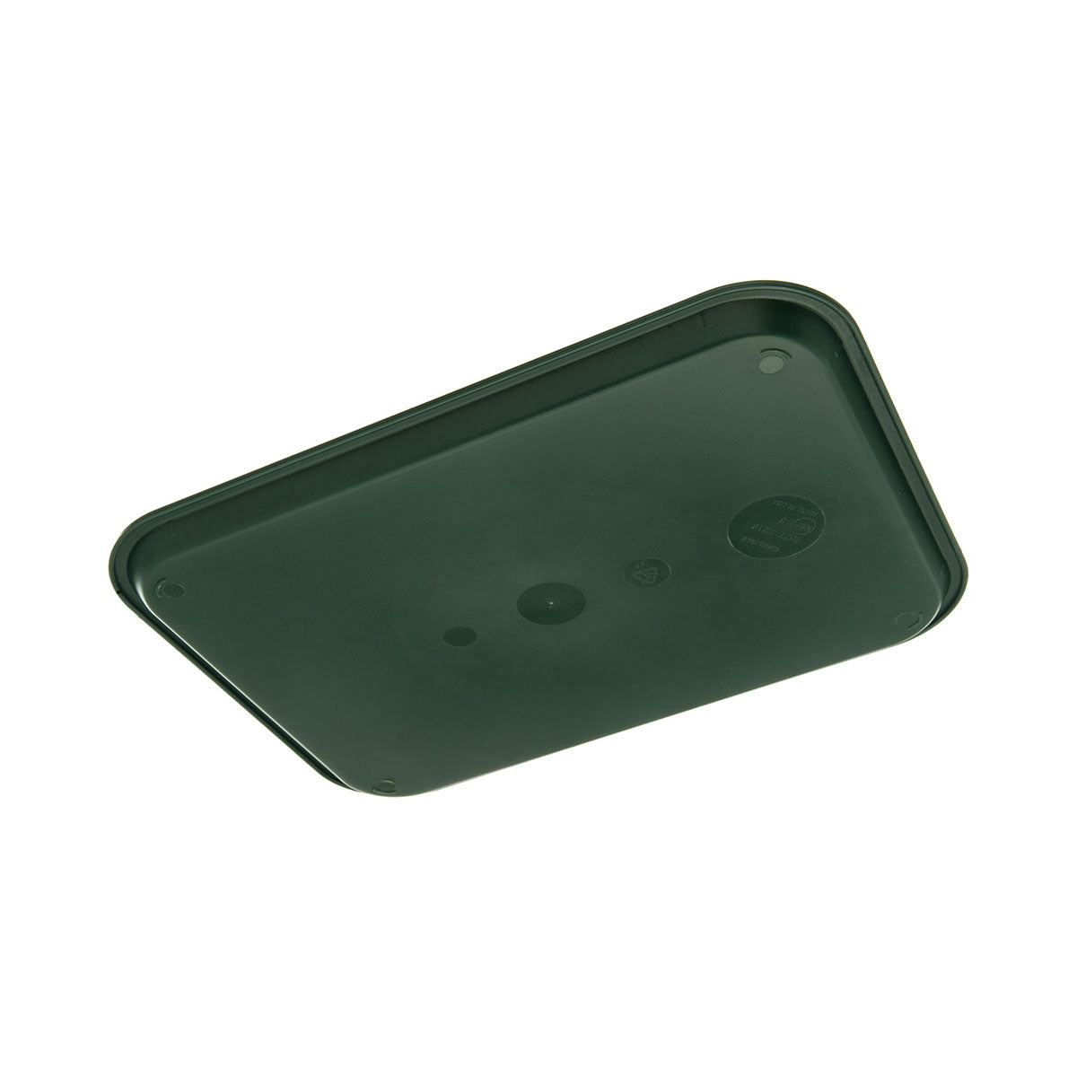 Carlisle CT121608 12 x 16 Inch Cafe Standard Serving Tray - Durable Forest Green Plastic Food Tray for Restaurants, Cafes, Buffets & Home Kitchen Use
