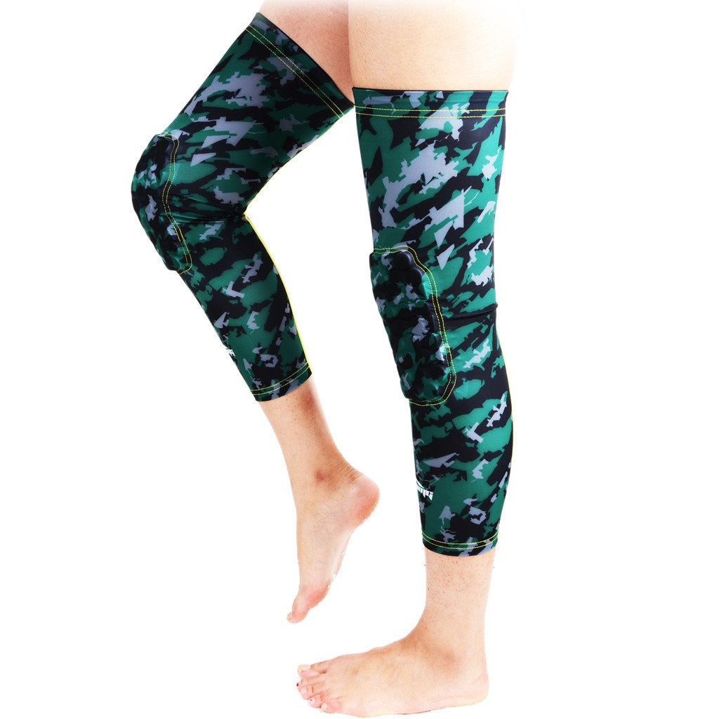 Best Basketball Padded Knee Sleeves for Men & Women - Support & Protection for Sports & Workouts - Ideal for Basketball, Volleyball, Running & Gym Training