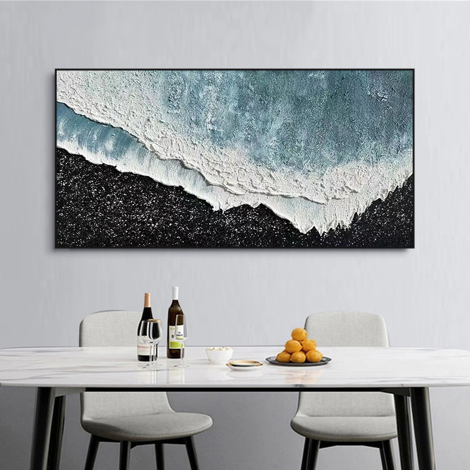 Ocean and Sky Painting #OS 046 - Stunning Seascape Wall Art for Home & Office Decor - Perfect for Living Room, Bedroom, or Beach House