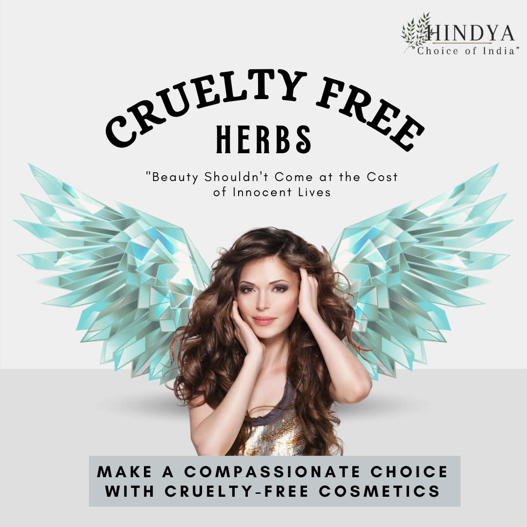 Hindya Ayurvedic Luxury Castor Oil - 100% Natural Cold Pressed Hair & Skin Care Oil | Virgin Grade for Dry Skin, Nails & Eyelash Growth | No Mineral Oil & Silicones | Perfect for Daily Hair Treatment & Natural Beauty Routine