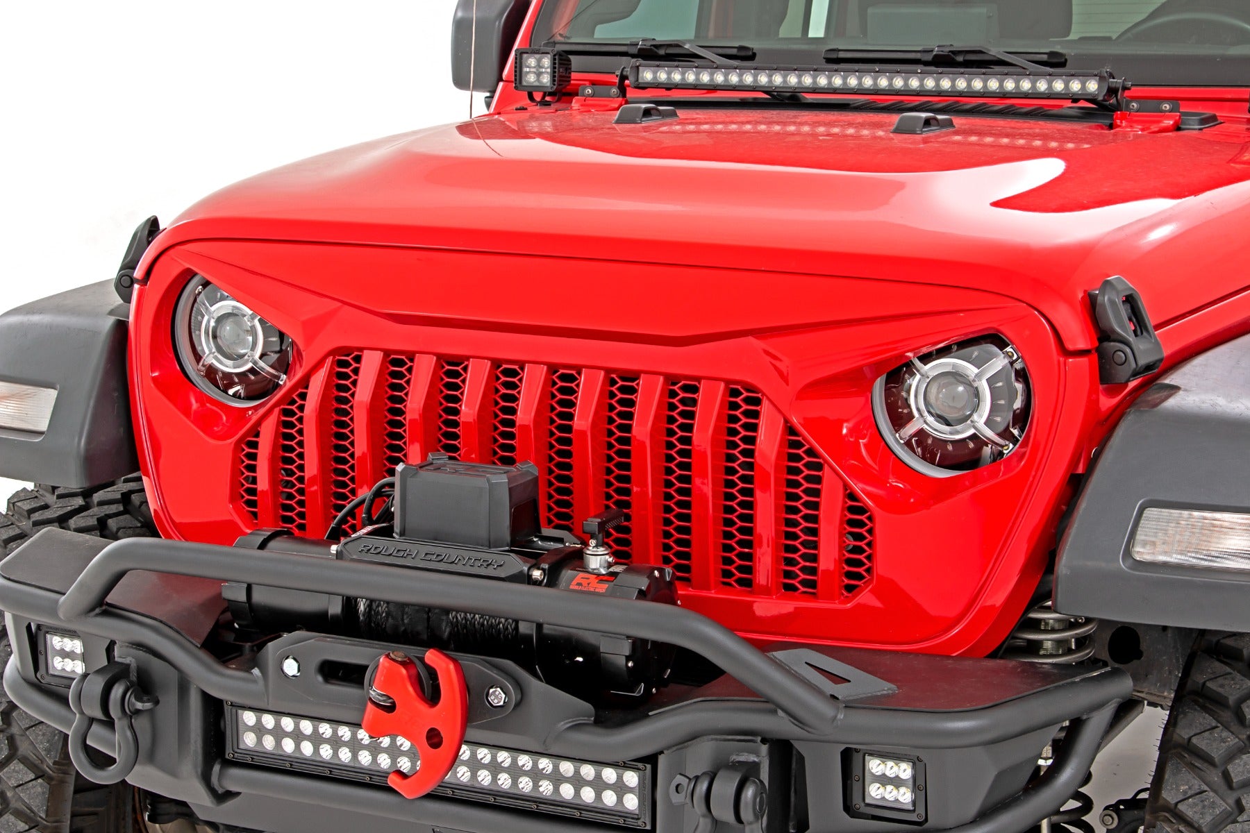 9 Inch DRL Halo LED Headlights - DOT Approved for Jeep Gladiator JT & Wrangler JL (2018-2025) | RCH5300 | Upgrade Your Off-Road Lighting for Night Driving & Adventure