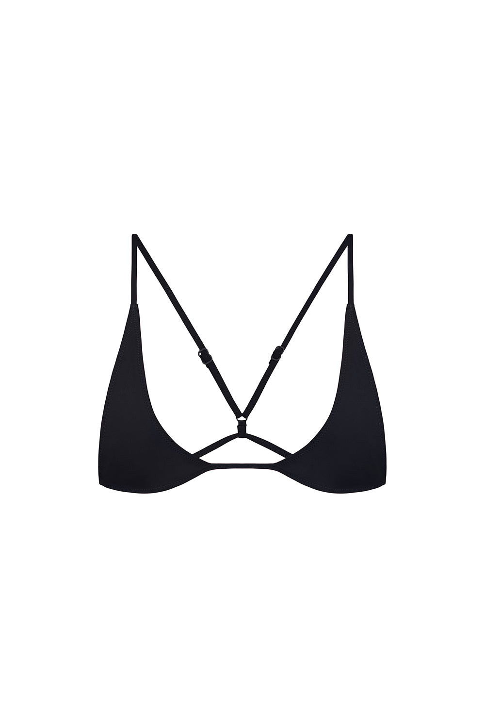 Eco-Friendly Black Compression Bralette - Comfortable & Supportive for Yoga, Workouts & Everyday Wear