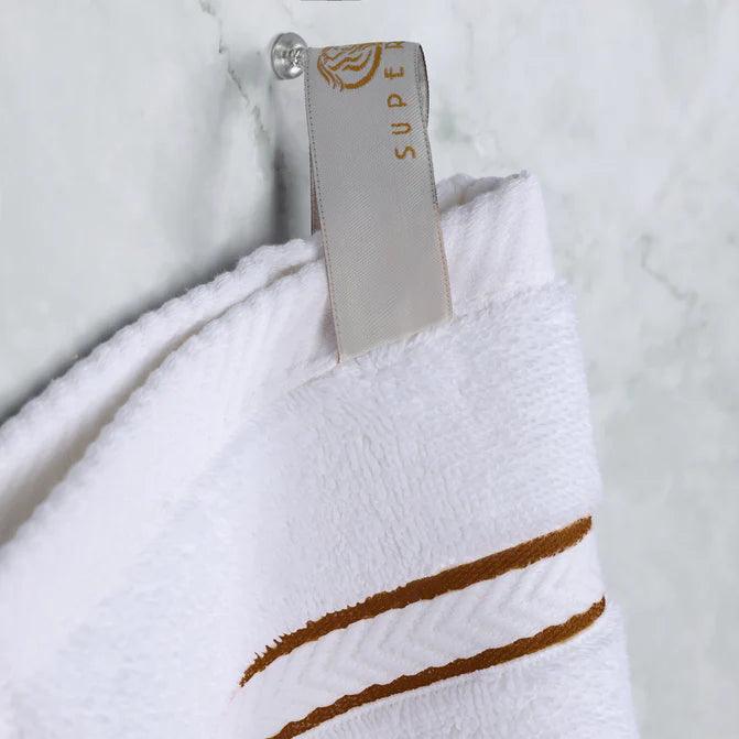 Premium Ultra Plush Turkish Cotton Bath Towel Set - 10 Piece Highly Absorbent Luxury Towels for Bathroom, Spa & Beach Use - Soft & Quick-Drying Solid Color Collection