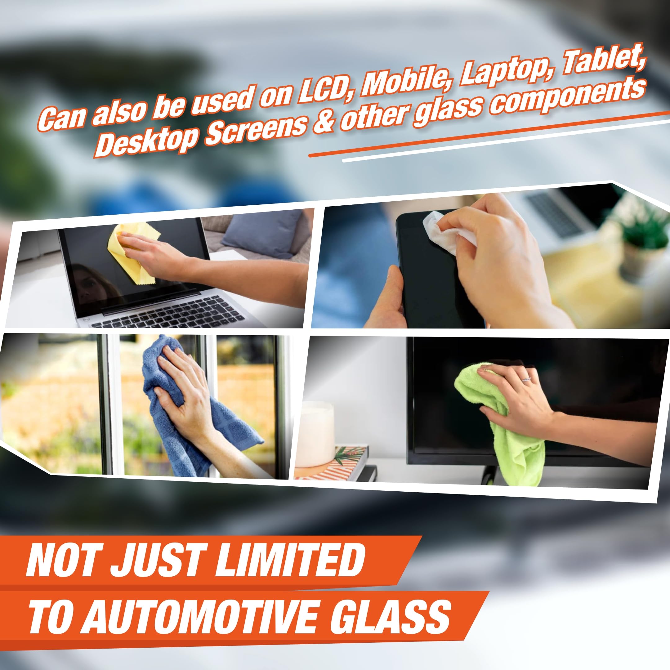 Wavex Crysta Clean 650ml Professional Automotive Glass Cleaner | Streak-Free, Multi-Surface Formula for Car Windows, Mirrors & Home Glass | Perfect for Cars, Trucks, Motorcycles & Household Use