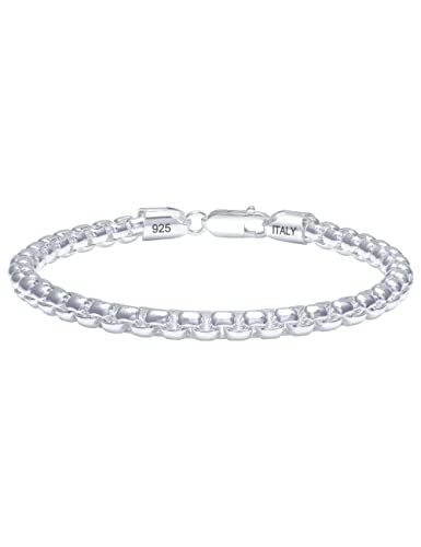 5mm Silver Box Bracelet