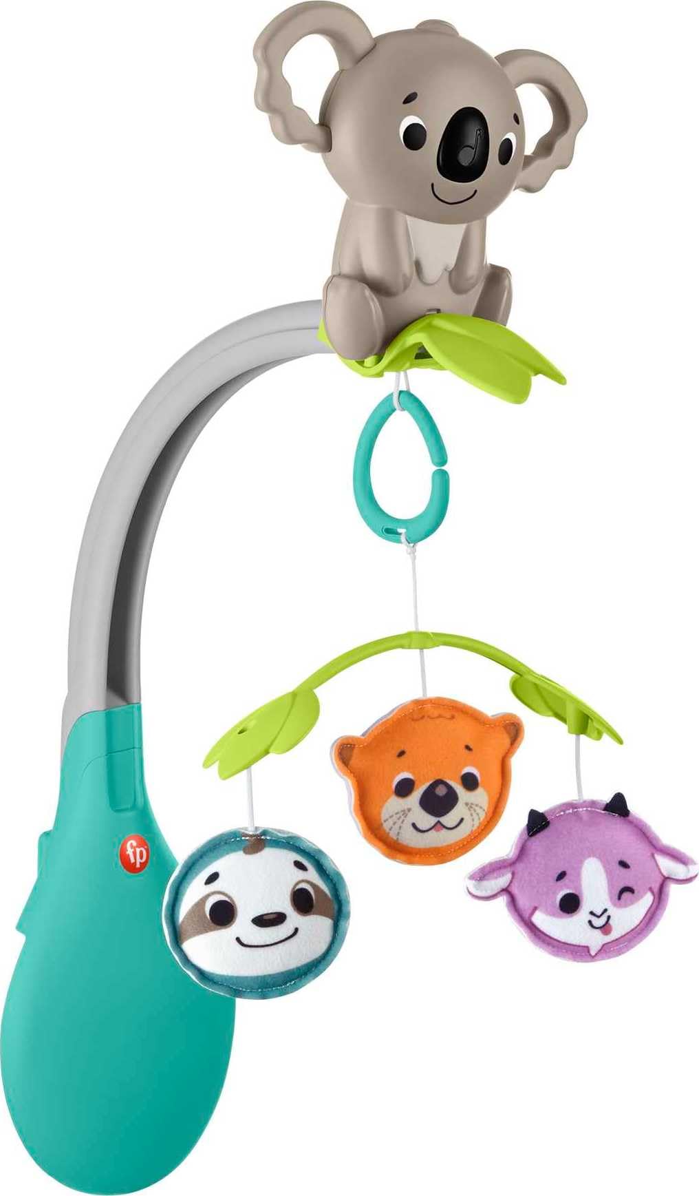 Fisher-Price 3-in-1 Soothe & Play Baby Crib Mobile with Music, Lights & Take-Along Toy for Newborns & Infants - Perfect for Nursery, Stroller & Travel Use