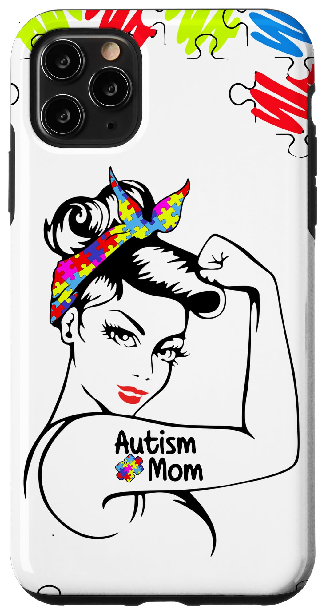 iPhone 11 Pro Max Case - Autism Awareness Protective Cover for Moms | Durable Shockproof Phone Case for Autism Moms | Perfect for Daily Use, Parenting & Autism Support