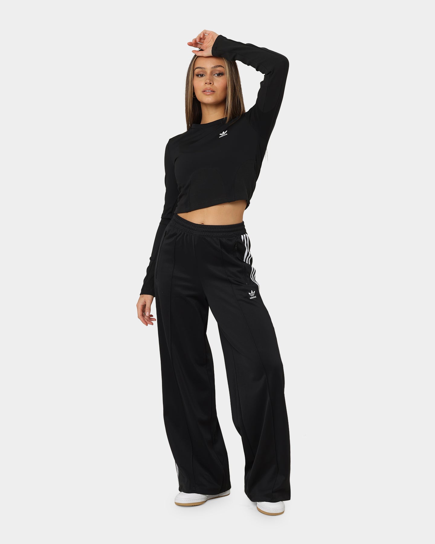 Adidas Women's Adicolor Classics Track Pants - Black Athletic Joggers for Running, Yoga & Casual Wear