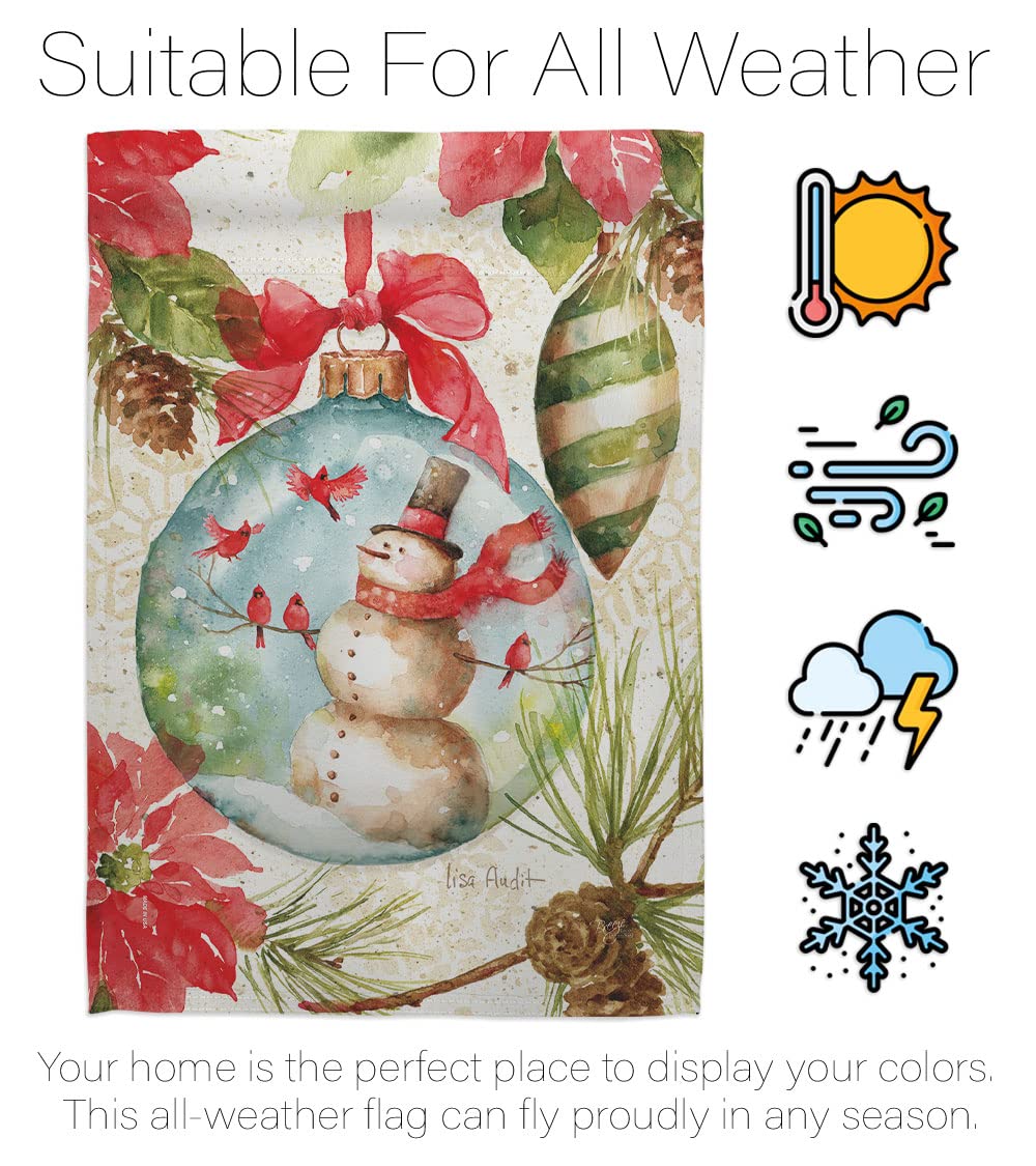 Woodland Holiday Winter Wonderland House Flag Set 28