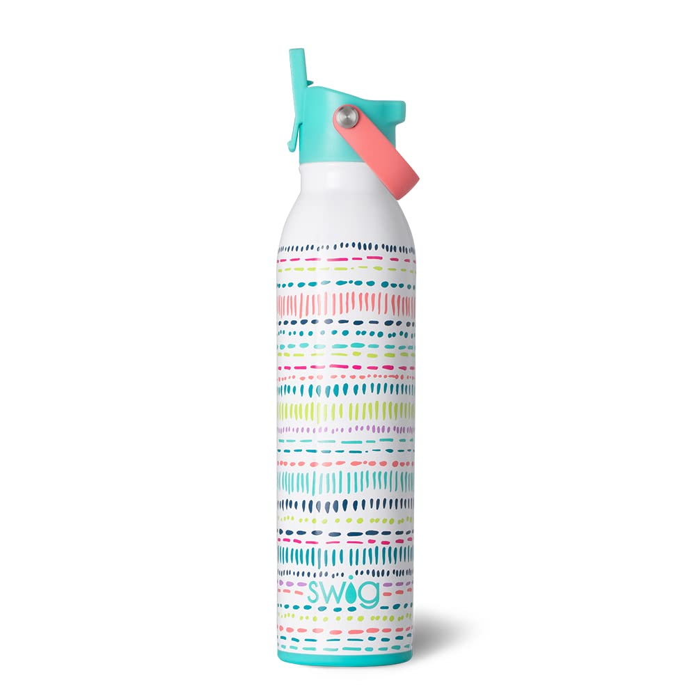 Swig Life 20oz Insulated Stainless Steel Water Bottle with Straw - Travel & Gym Use