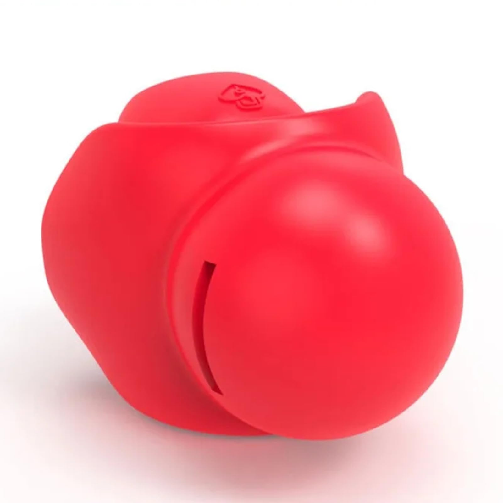 Silicone Ball Gag for Adults - BDSM Bondage Toy with Open Mouth Design, Tongue Fixed, SM Restraint for Couples - Fetish Sex Accessories (Red) - Perfect for Role Play, Spicing Up Relationships & BDSM Enthusiasts