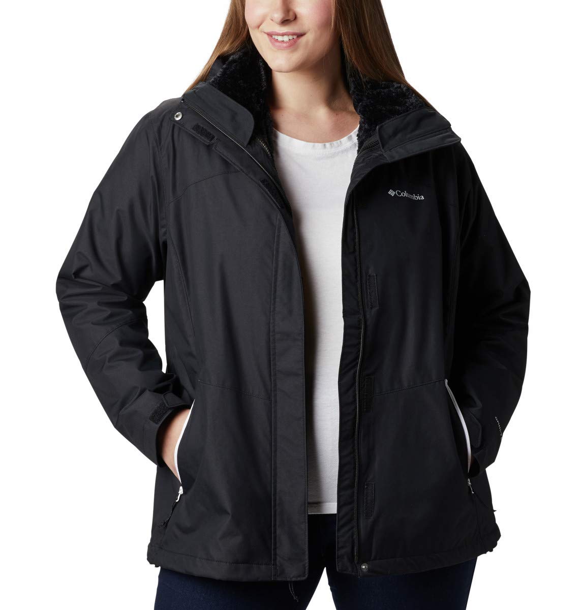 Columbia Women's Bugaboo II Fleece Interchange Jacket - Lightweight Water-Resistant Winter Coat for Hiking, Camping & Outdoor Activities