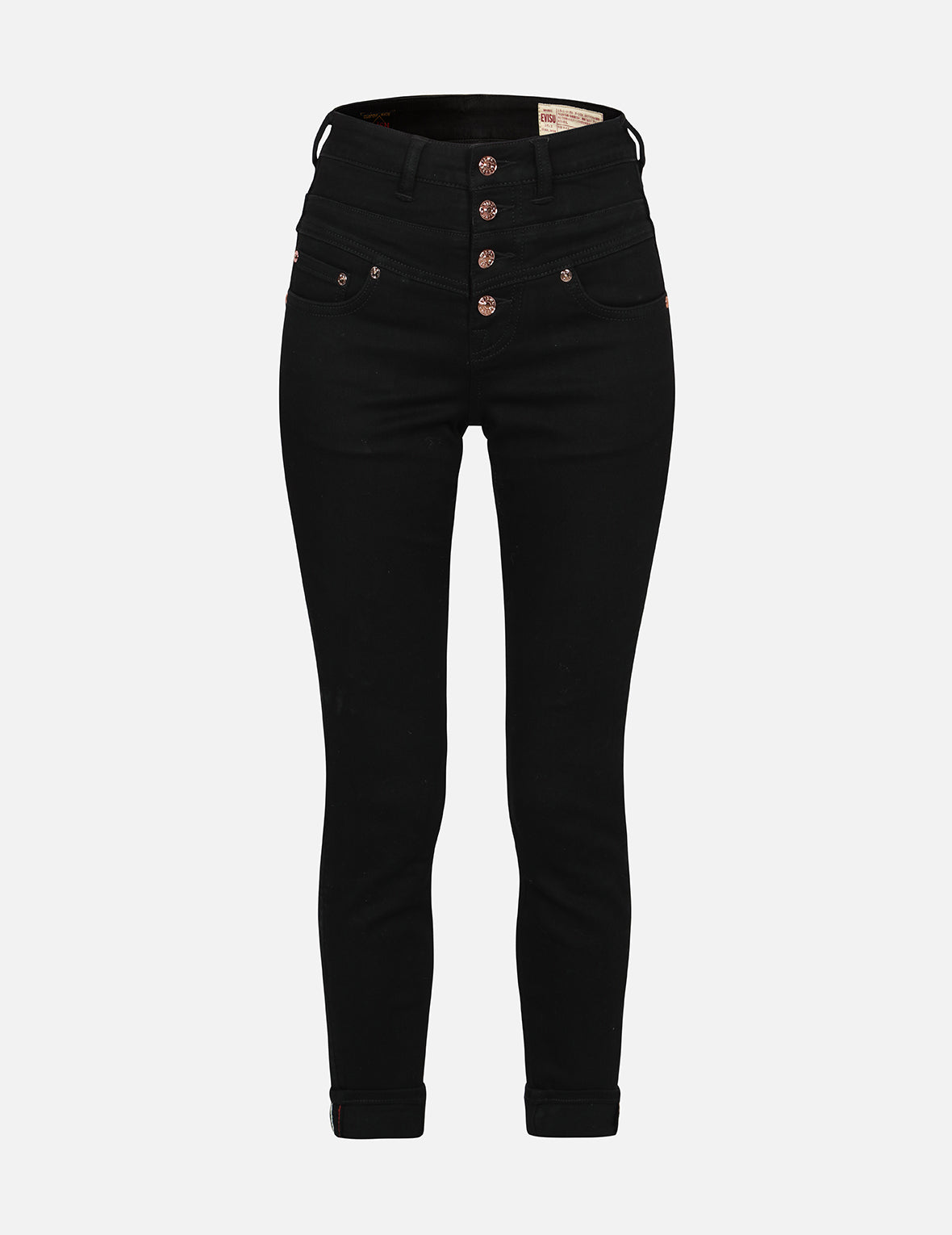 Stylish Brocade Kamon Floral Skinny Fit Jeans for Women - Trendy Slim Stretch Denim Pants - Perfect for Casual Outings, Parties & Date Nights