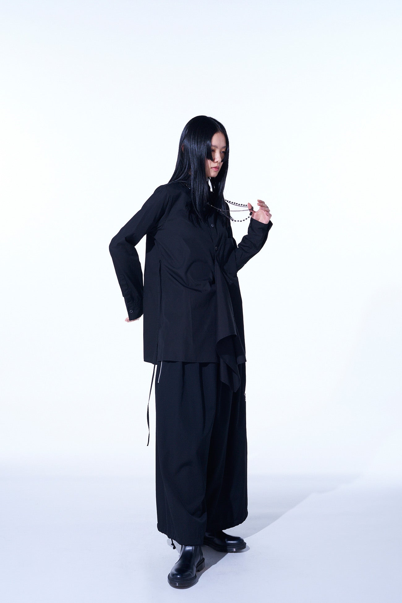 Soft Cotton Broad Cloth Draped Shirt for Women - Comfortable Loose Fit Blouse for Casual Wear & Office Outfits