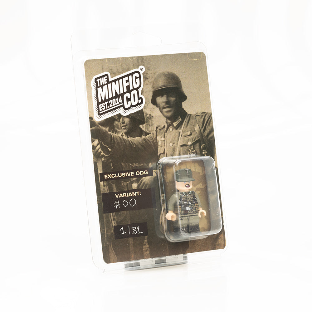 Old Grey German Minifigure #01 - Vintage Collectible Toy for Adults & Kids - Perfect for Display, Gifts, and DIY Scenes