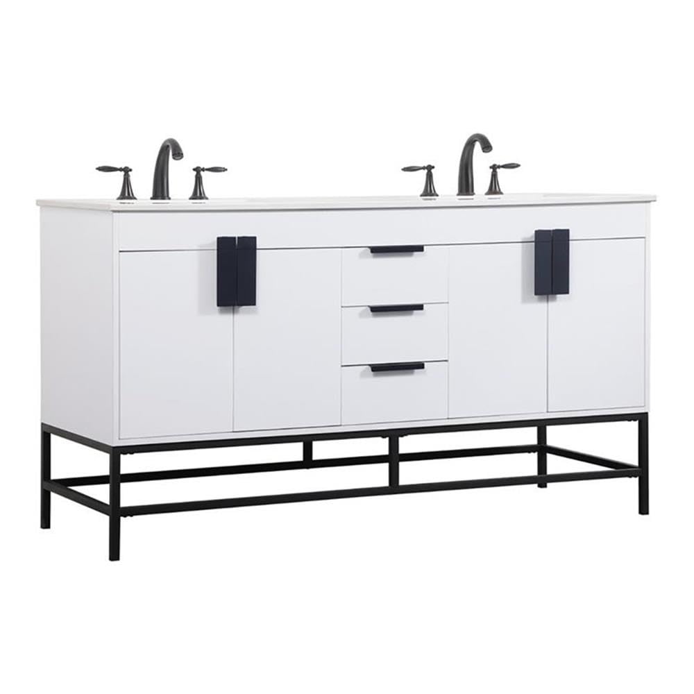 18 Inch Modern Bathroom Vanity Cabinet - Natural Oak Under Sink Storage Organizer for Bathroom Decor | Space-Saving Bathroom Fixture for Small Spaces & Apartment Living