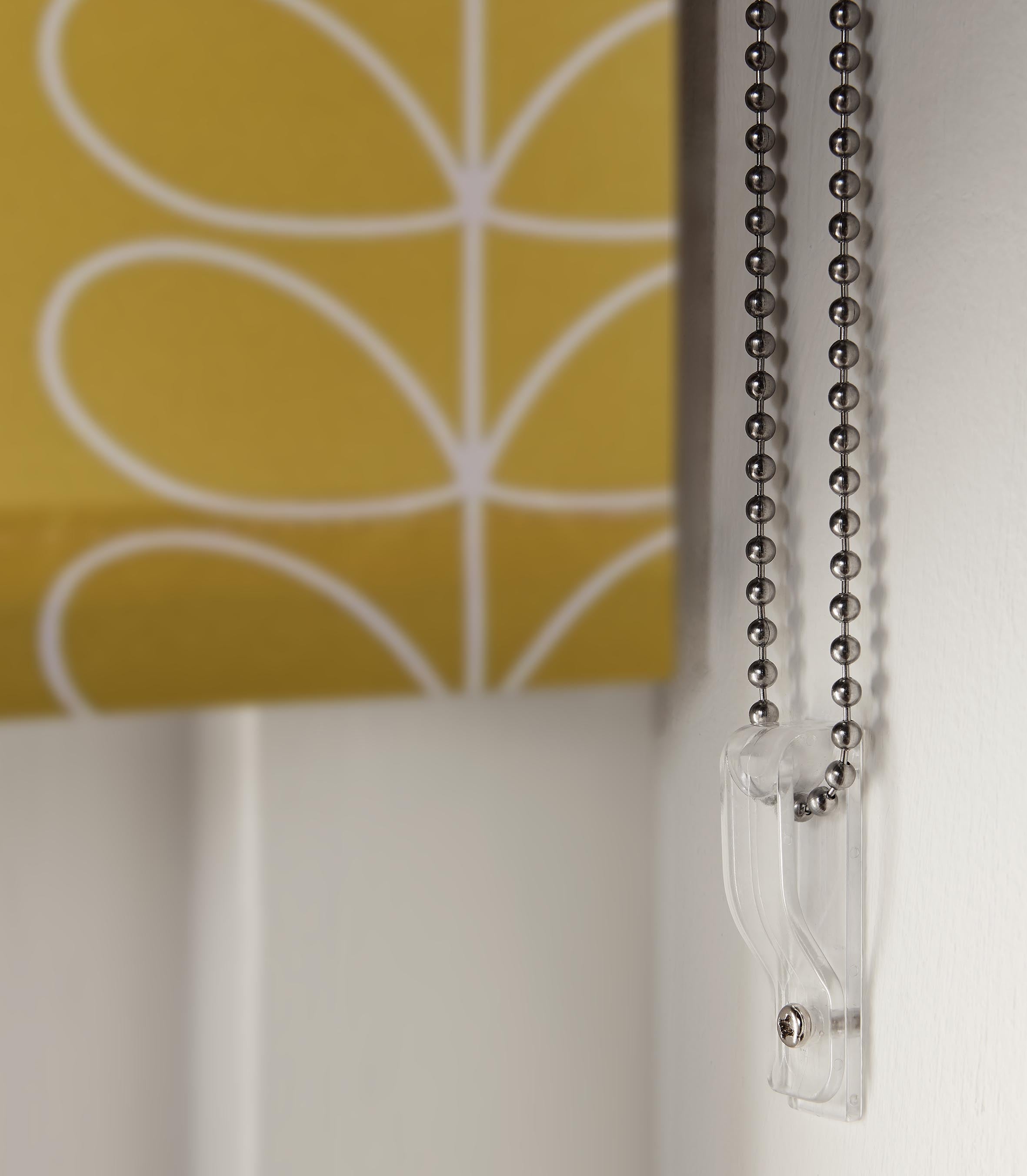 Ready-Made Roller Blinds with Linear Stem Dandelion Design - Blackout Window Shades for Bedroom, Living Room & Office - Easy Installation & Light Control