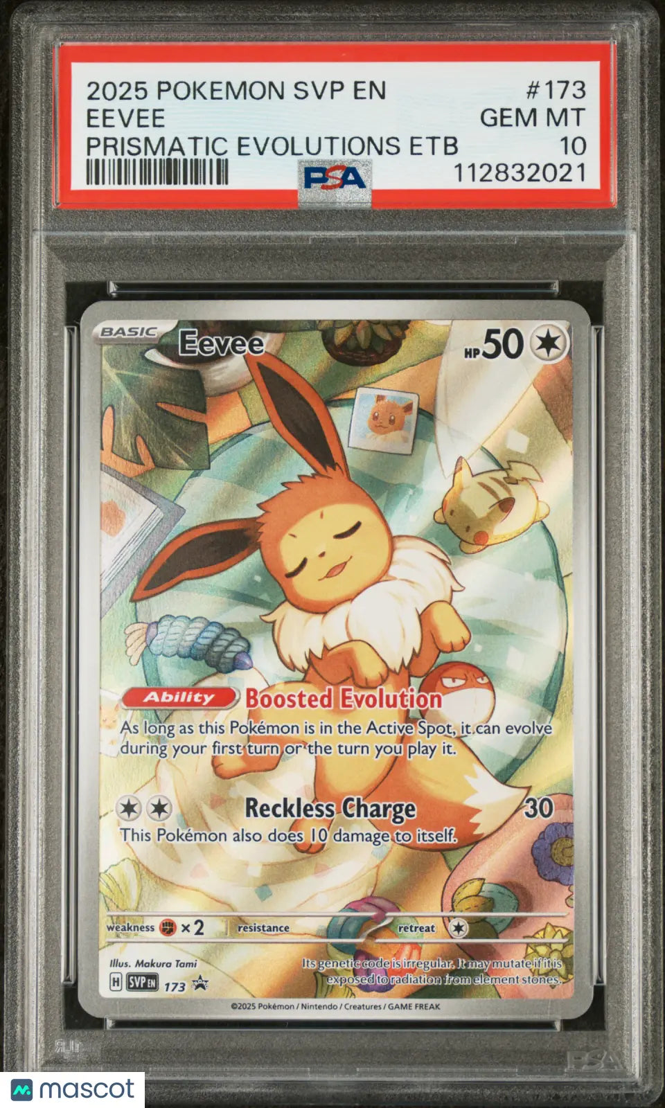 2025 Pokemon Scarlet Violet Eevee Prismatic Evolutions Elite Trainer Box ETB Promo PSA 10 #173 - Collectible Trading Card for Gamers & Investors