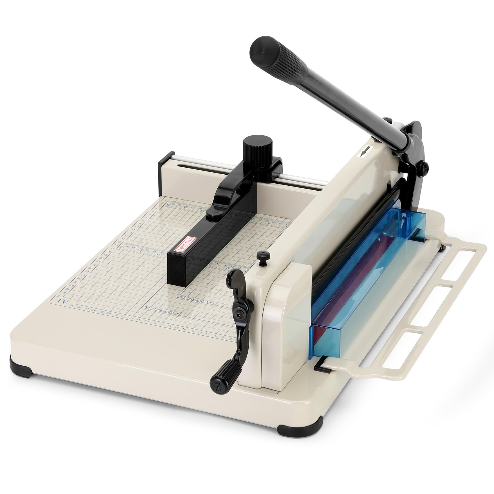 12 Inch Heavy Duty Paper Cutter - Guillotine Trimmer for A4 Paper with 400 Sheet Capacity, Office & School Paper Cutting Tool | Perfect for Document Trimming, Craft Projects, and Bulk Paper Cutting