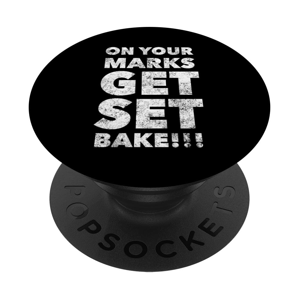 British Baking PopSockets Adhesive PopGrip - Fun Baking-Themed Phone Grip for Baking Enthusiasts | Perfect for Kitchen, Baking Classes & Gift Giving