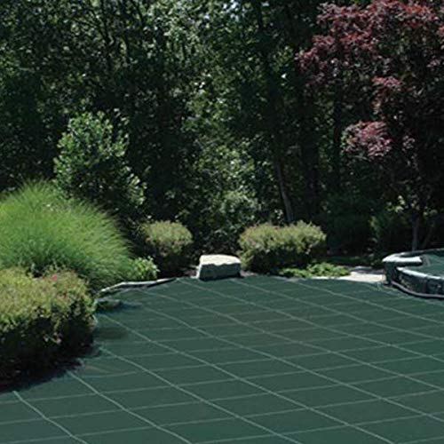In The Swim 18 x 36 Foot Rectangle Meyco Safety Pool Cover - Heavy Duty Winter Protection for Inground Pools | Perfect for Snow, Leaves & Debris Protection