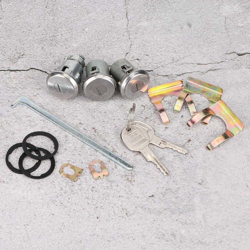 Premium Cutlass Lock Set Door Trunk Key Kit - Replacement Key Fits for 654394765282 | Car Door & Trunk Lock Repair | Durable Auto Key Replacement Solution for Vehicle Maintenance