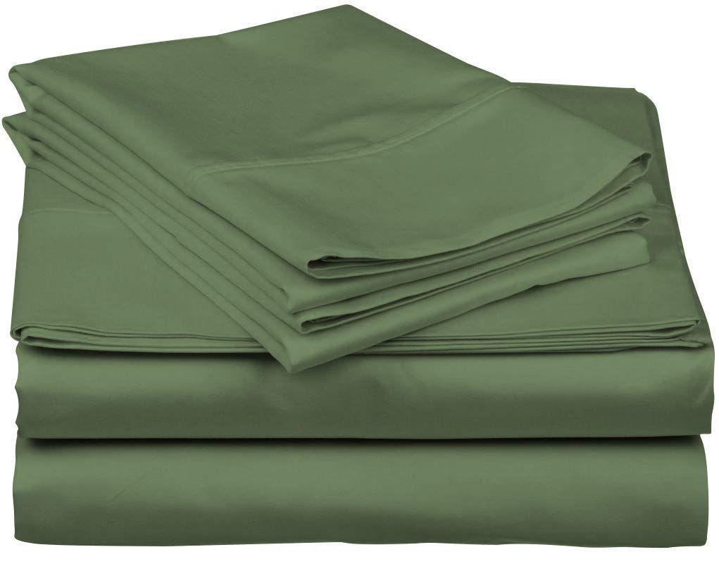 VASTRA 100% Organic Cotton Sheets - Full XL Size 4-Pc Set for Deep Pocket Mattress | Soft & Breathable Bedding for Home Comfort
