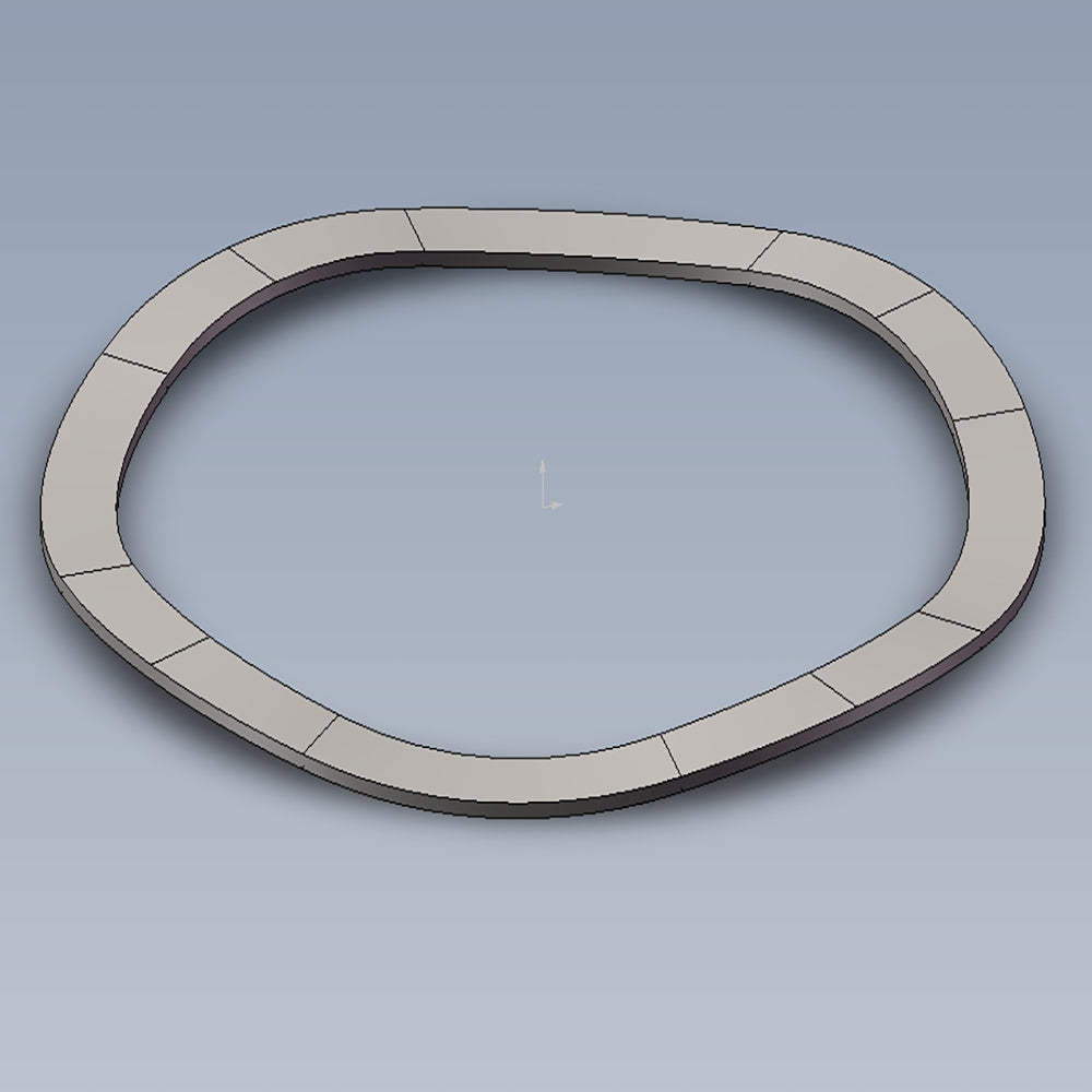 BD4603 3 Wavy Washer - High Quality Stainless Steel Wave Spring Washer for Automotive, Machinery & Industrial Applications - Perfect for Vibration Dampening, Load Distribution & Secure Fastening