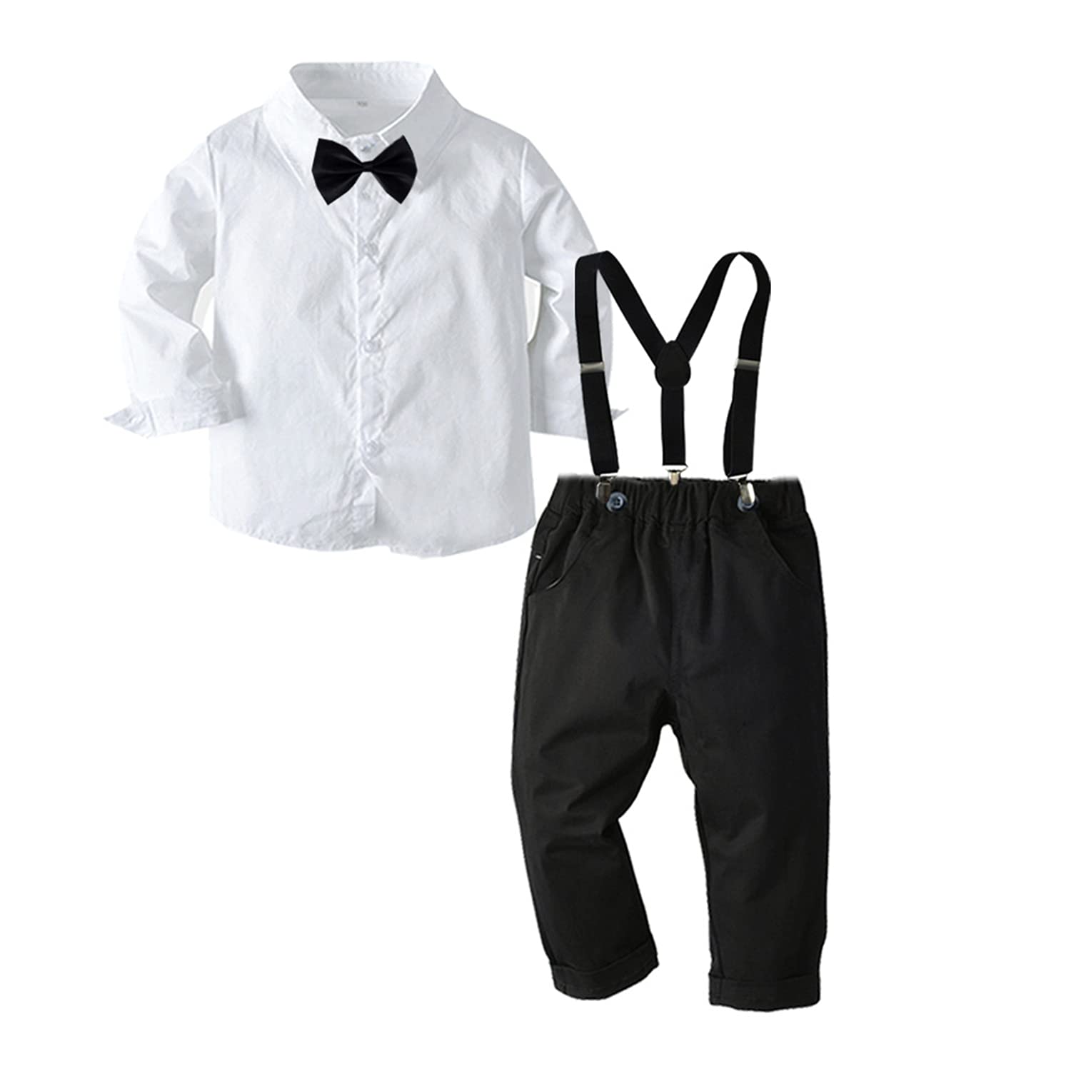 Baby Boy Tuxedo Outfit - Formal Infant Suit for Toddlers | Baptism, Wedding & Special Occasion Outfits