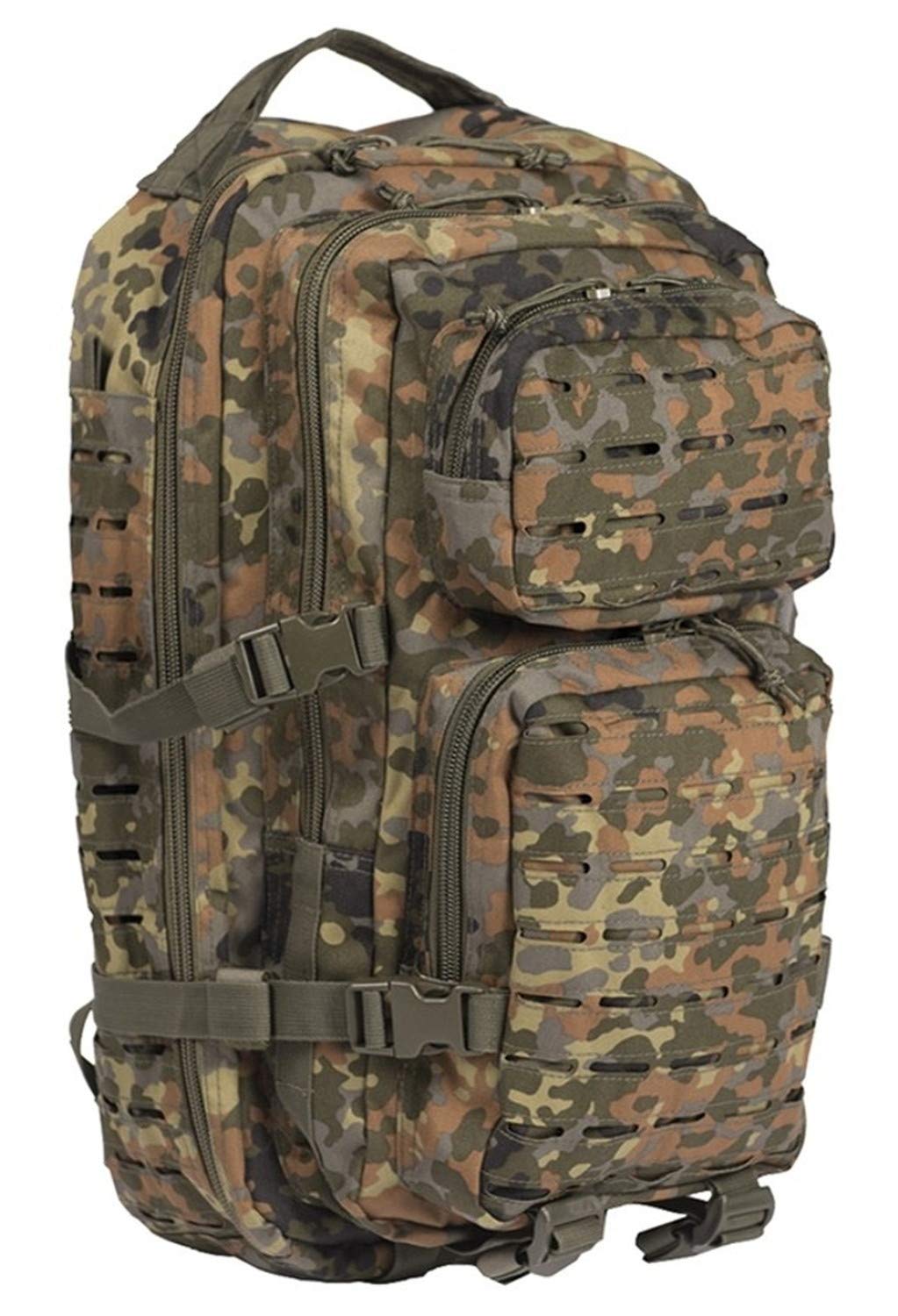 Mil-Tec Tactical Backpack - US Military Assault Pack with Laser Cut MOLLE System | Durable Outdoor Hiking, Camping & Travel Backpack for Men & Women