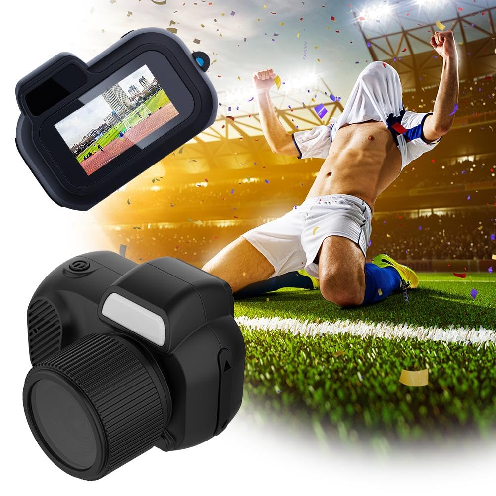 Trredrins Keychain Camera - 1080P HD Mini Sports Camera with 100 Mins Battery Life, Portable Mini Keychain Camera for Outdoor Adventures, Travel, and Everyday Use