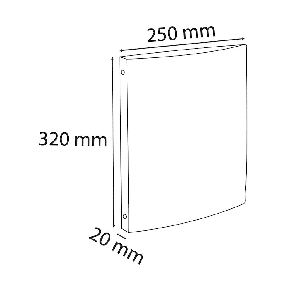 Exacompta Eterneco 4-Ring A4 Cardboard Binder Folder - Durable Office & School Supplies for Organizing Documents & Papers