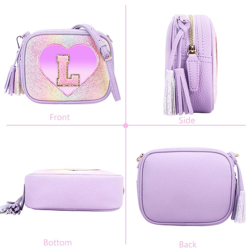 Cute Heart-Shaped Crossbody Purse for Little Girls - Kids Wallet & Handbag for Teens - Perfect Birthday Gift for School, Parties & Everyday Use