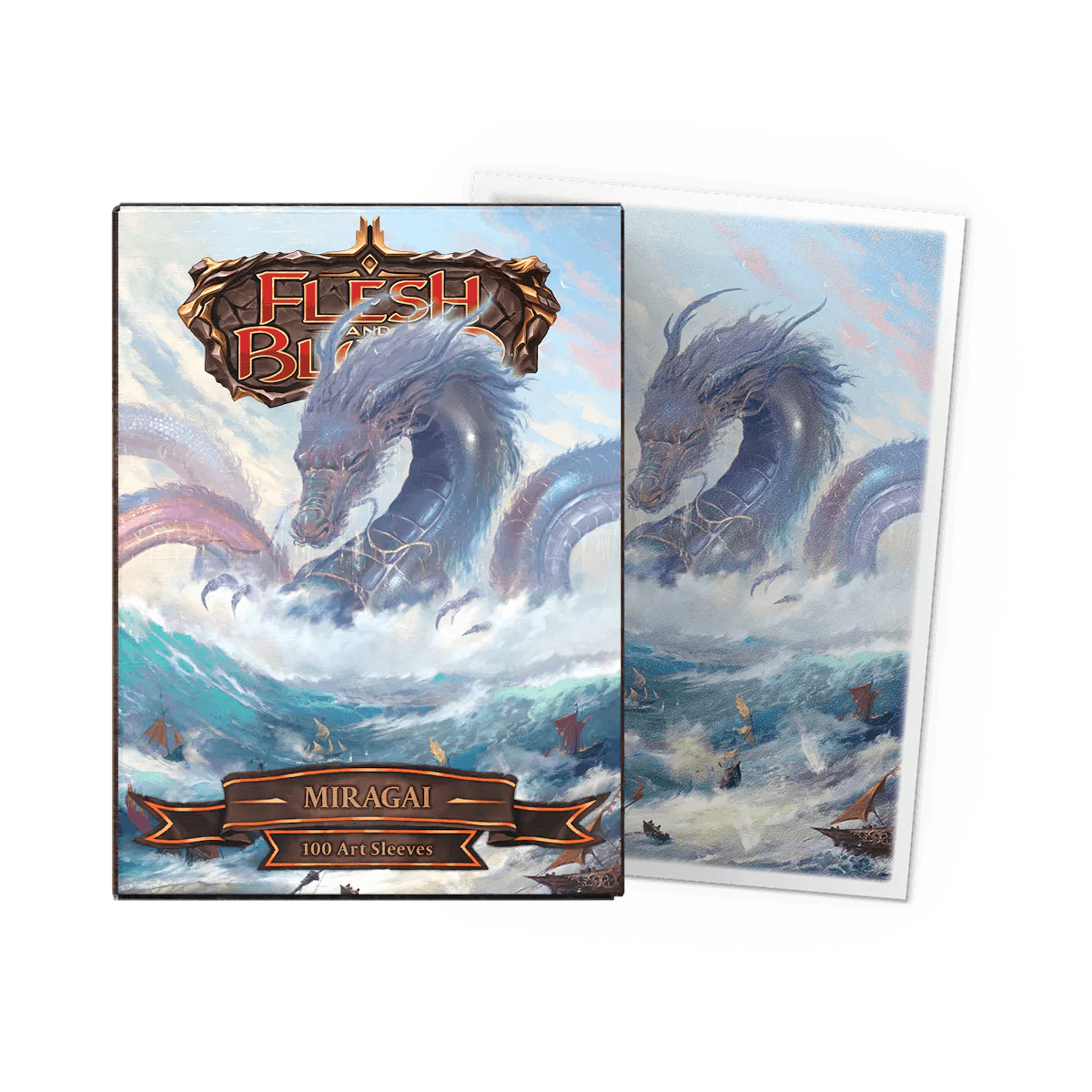 Dragon Shield Matte Art Sleeves for Flesh and Blood TCG - Standard Size 100pk (Miragai) - Premium Card Protectors for Gaming & Collecting