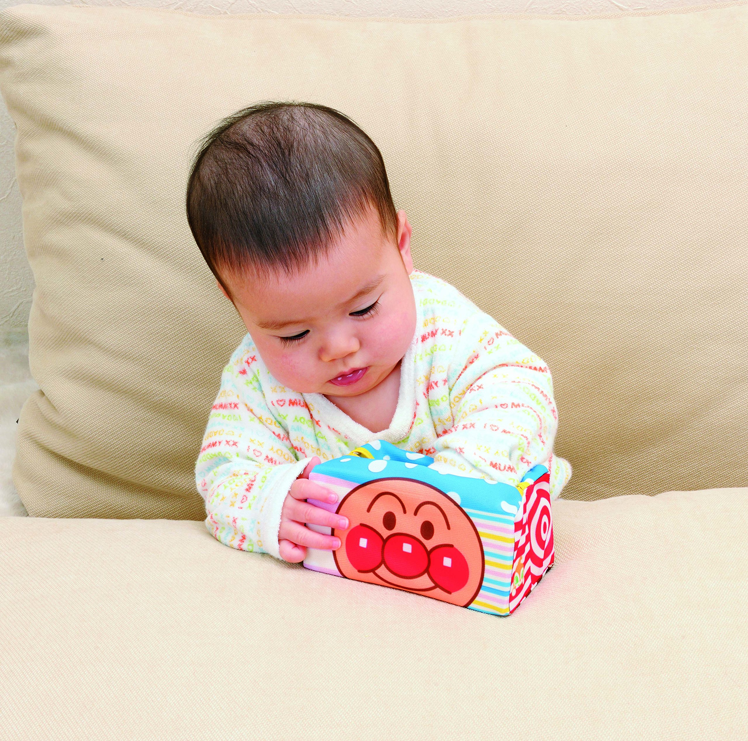 Bandai Anpanman Baby Tissue Box Toy - Fun & Interactive Tissue Dispenser for Toddlers (Japan Import) - Perfect for Playtime & Early Learning