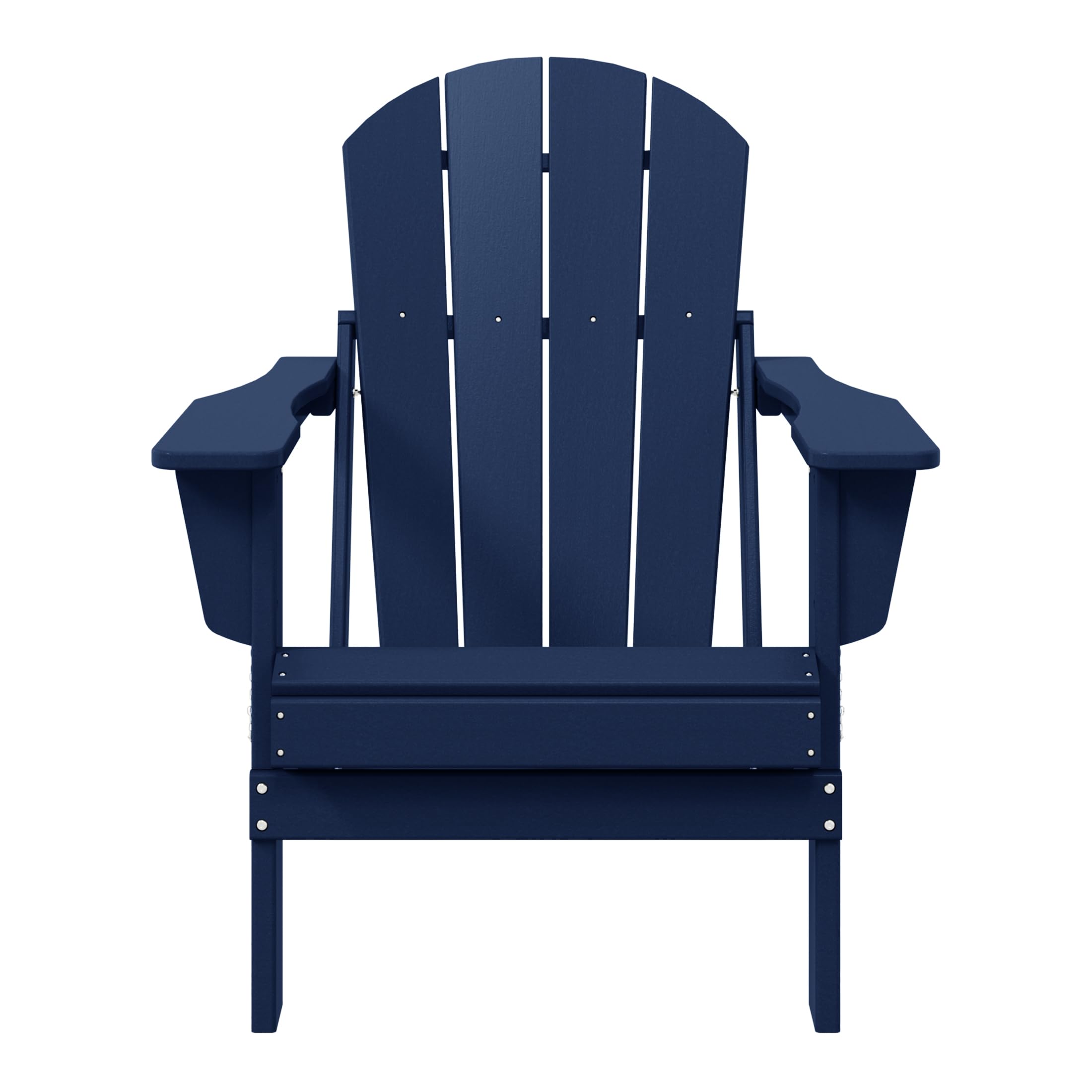**WO Home Furniture Adirondack Chair Lounger - Outdoor Folding Chair for Fire Pit, Beach, Balcony, Backyard, Lawn, Patio, Pool, Deck & Garden - Navy Blue - Perfect for Relaxing, Sunbathing & Outdoor Gatherings**