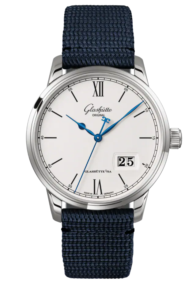 Glashutte Original Senator Excellence Panorama Date Stainless Steel Men's Watch - Luxury Automatic Timepiece for Business, Formal Events & Collectors