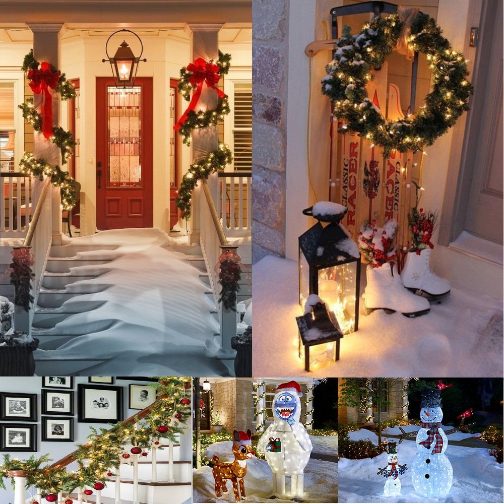 200 LED Battery Operated Christmas Lights with Timer - 8 Lighting Modes, Waterproof Warm White String Lights for Indoor/Outdoor Decor - Perfect for Weddings, Parties, Home, Garden, Wreaths & Holiday Decorations