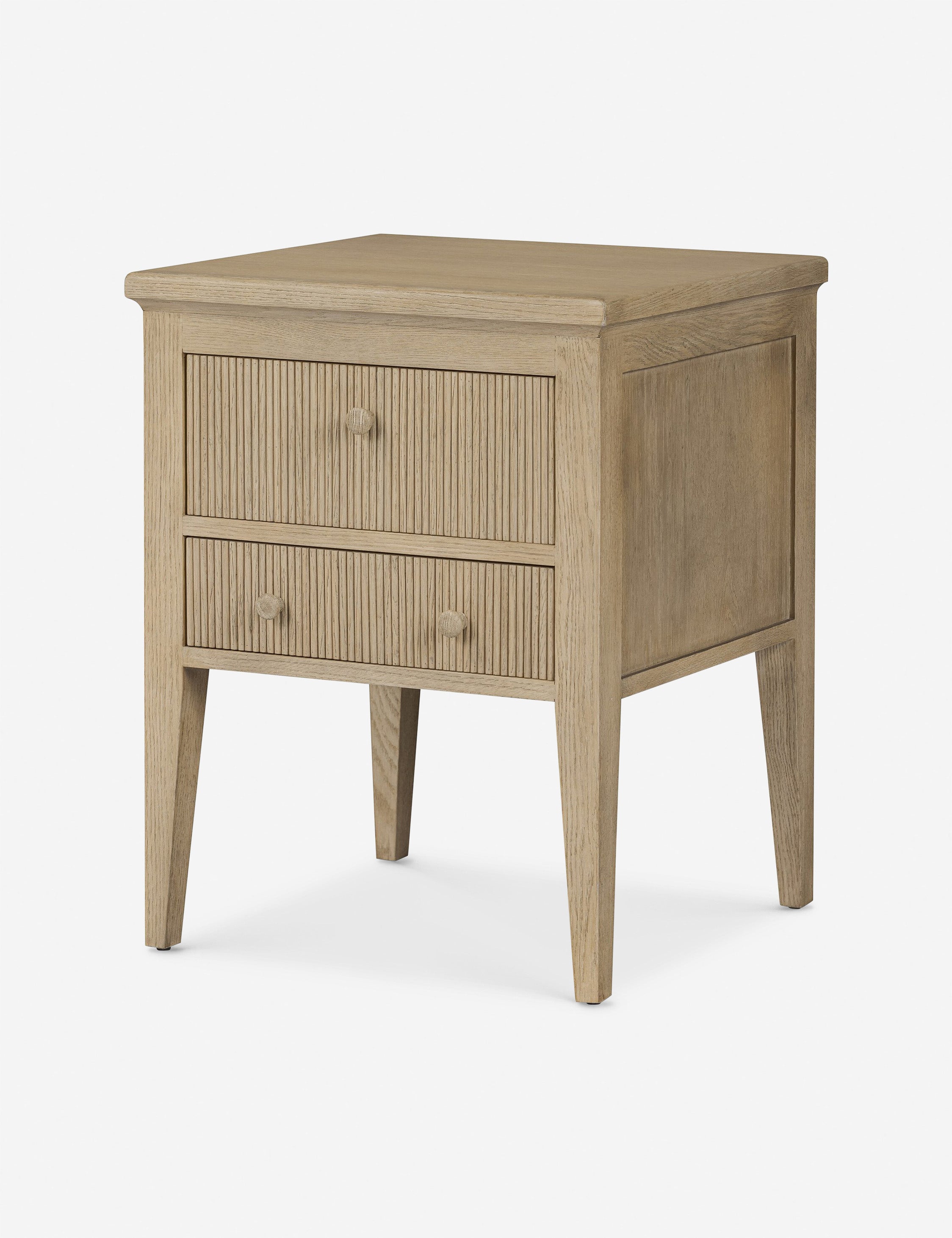 Amber Lewis x Four Hands Bush Nightstand - Modern Wood Bedside Table for Bedroom, Living Room & Guest Room - Stylish Storage & Display Furniture