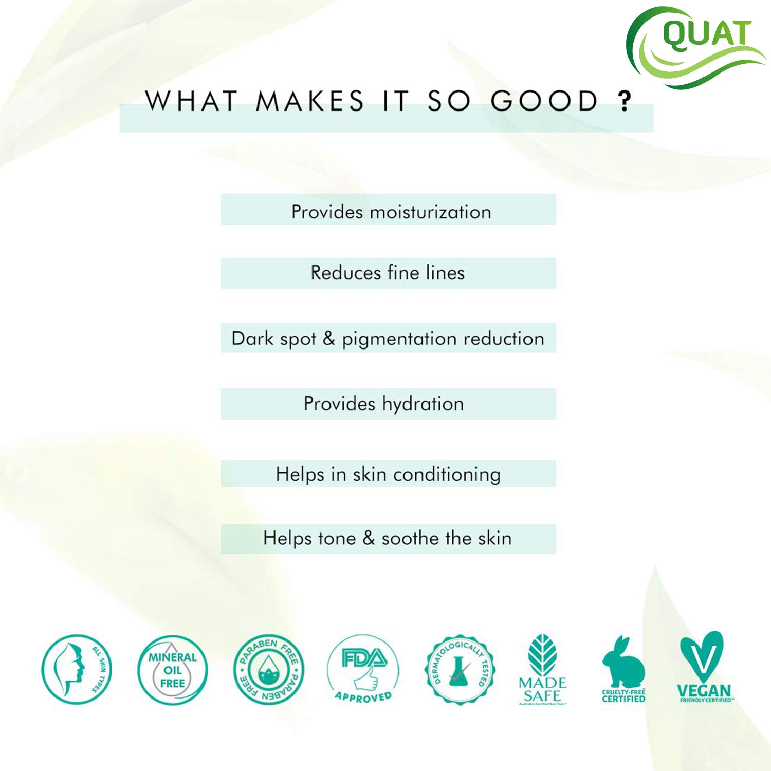 Quat Men Night Gel - 100ml Hydrating & Brightening Face Moisturizer for Men with Natural Ingredients | Perfect for Overnight Skin Repair & Glowing Complexion