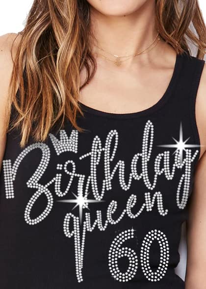 Birthday Queen 60 (Black Tank)