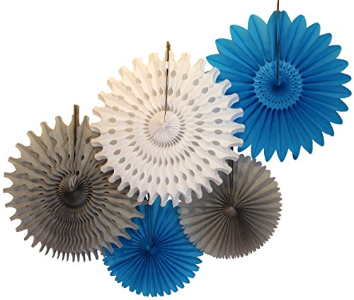 Turquoise White Gray Party