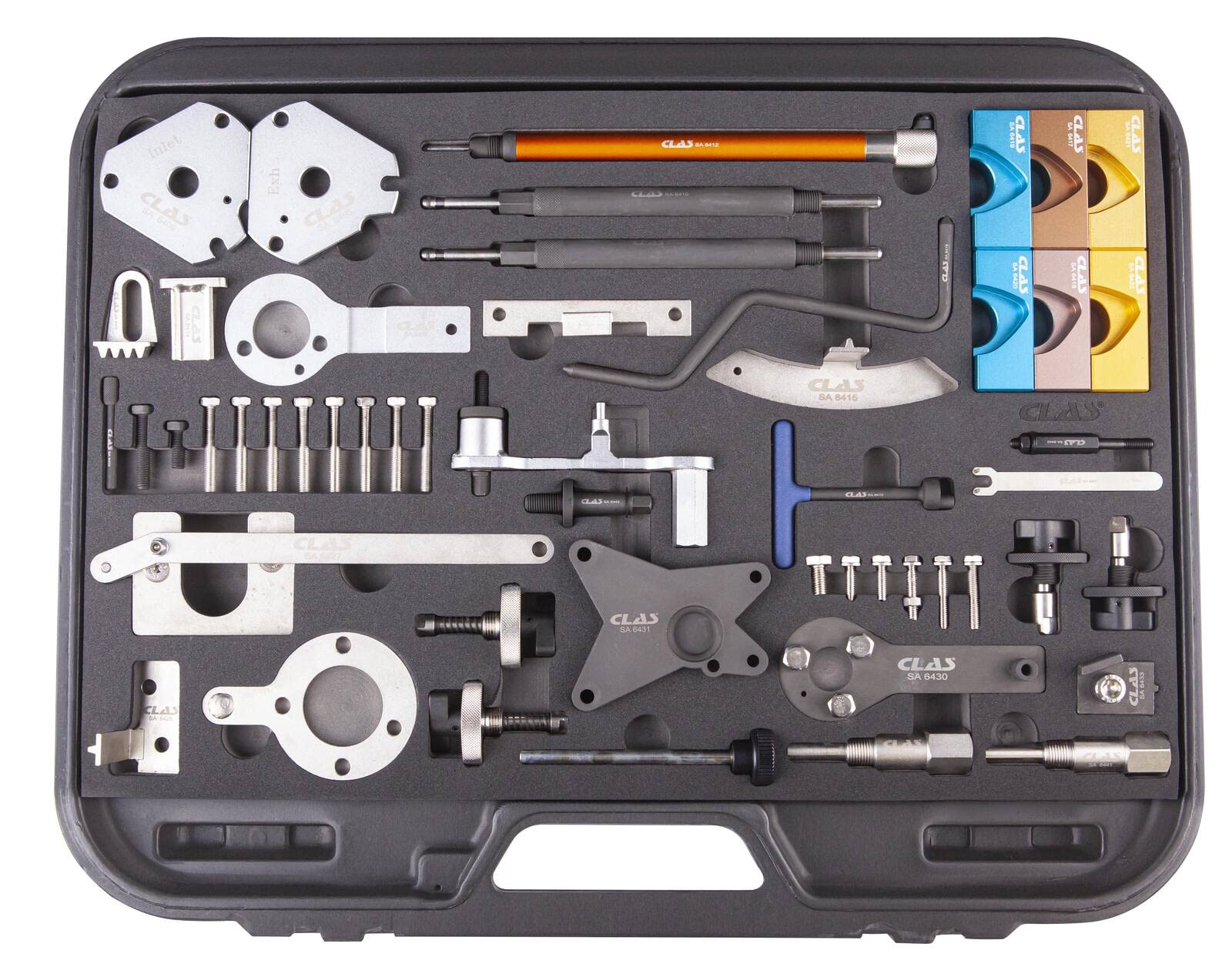 CLAS OM6400 Professional Engine Timing Tool Kit - Complete Set for Accurate Timing Belt & Chain Alignment - Perfect for Automotive Repair, DIY Mechanics & Engine Maintenance