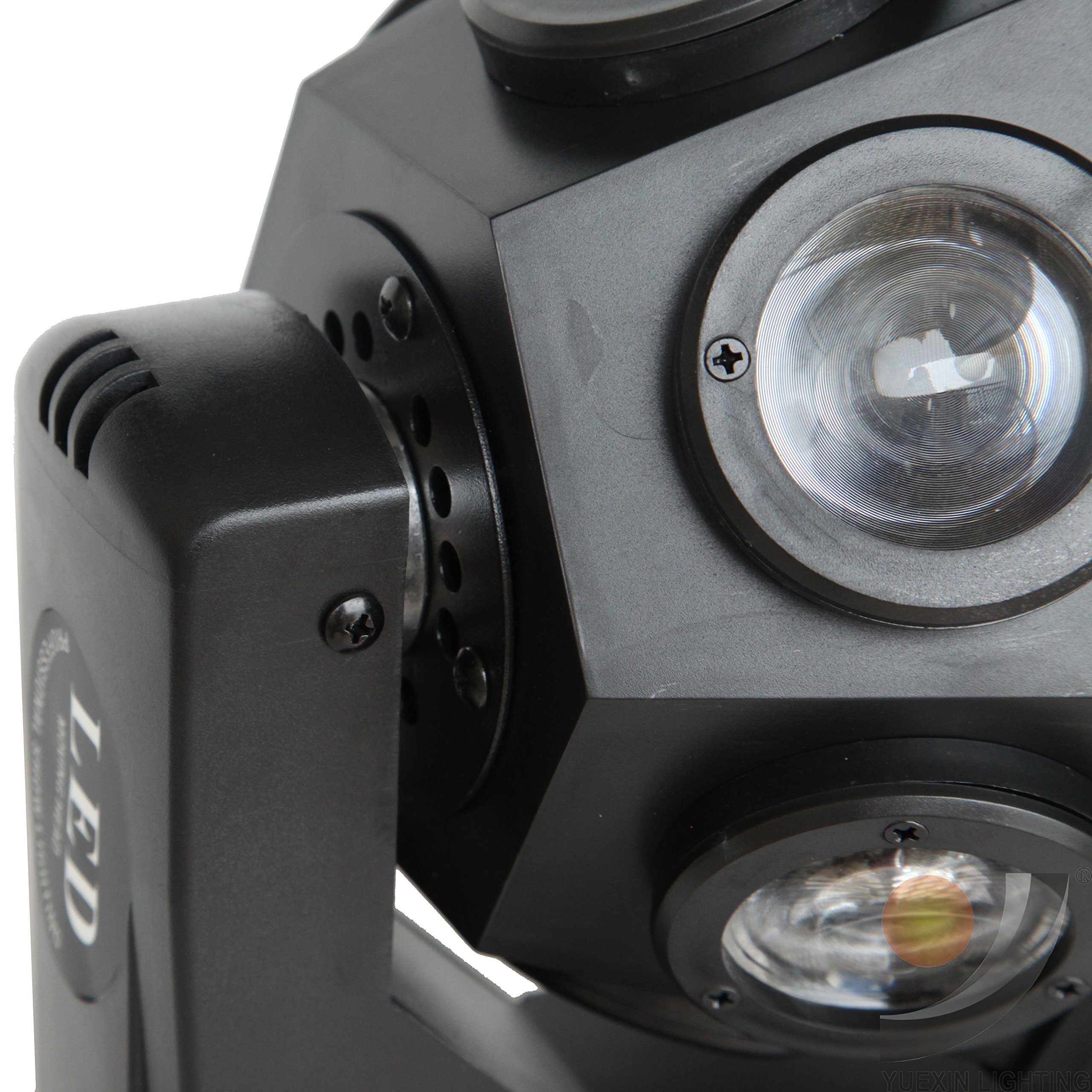 12X10W RGBW 4in1 LED Moving Head Light - 360° Endless Rotation Stage Beam Light for DJ, Disco, KTV, Wedding & Party Lighting (1PC) | Professional Stage Lighting Equipment for Live Shows & Events