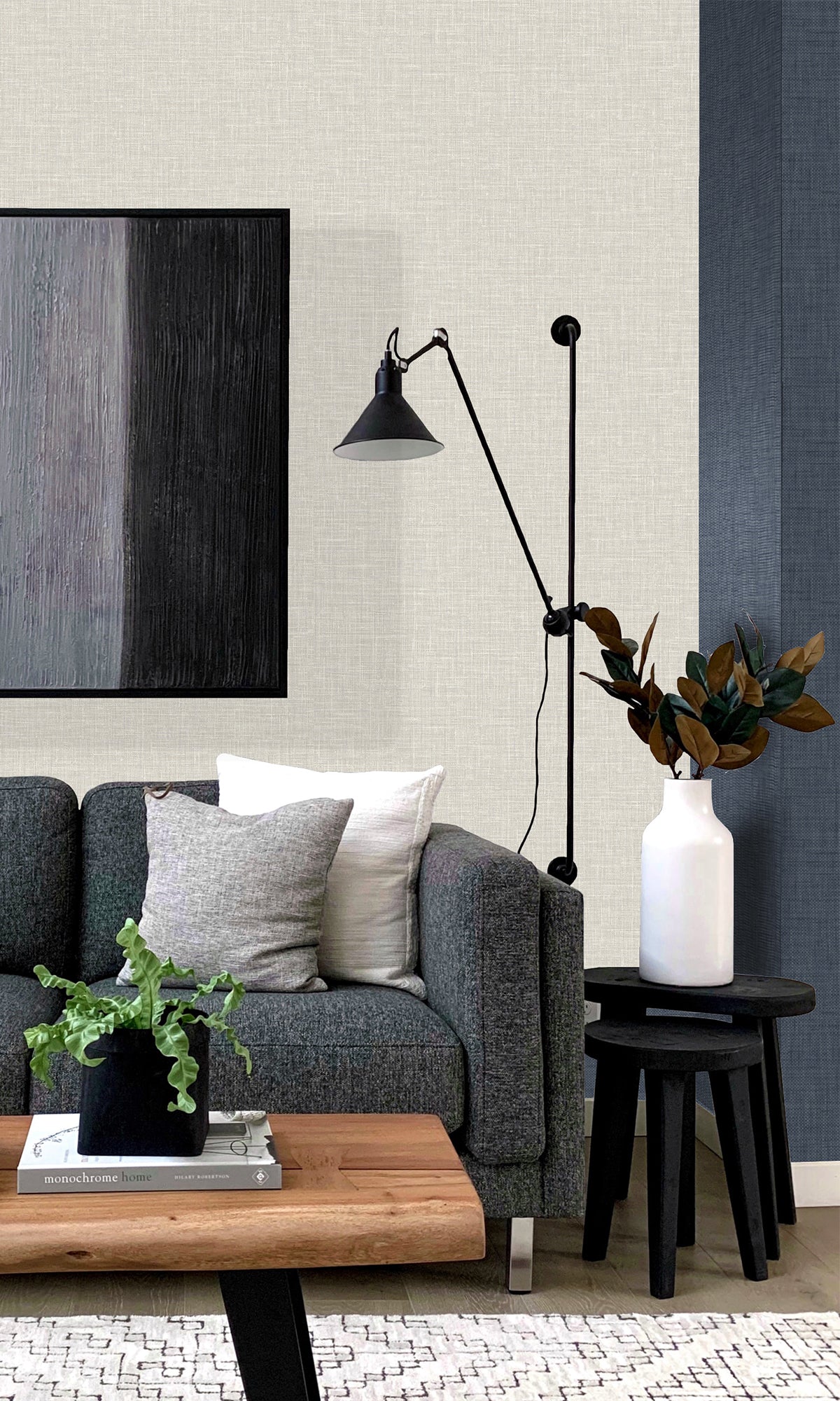 Chamois Plain Knit Textured Vinyl Commercial Wallpaper C7681 - Durable Peel & Stick Wall Covering for Offices, Restaurants, and Retail Spaces